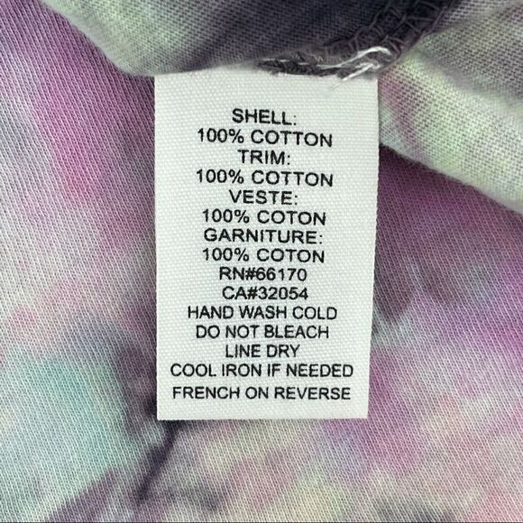 Anthro YAYA Nom de Plume Tie Dye Tulip Crop Tee - Picture 9 of 10